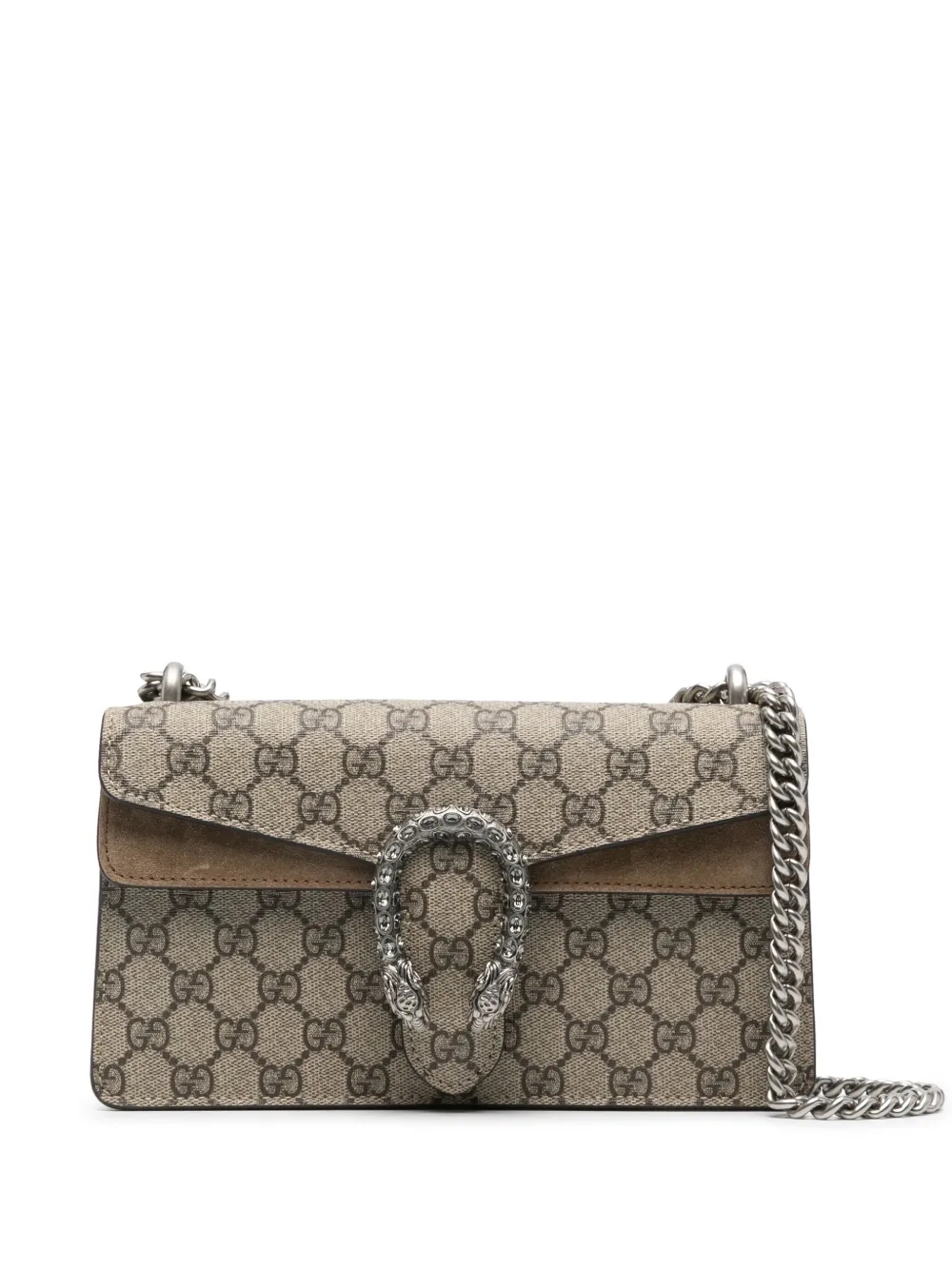 Gucci Small Dionysus GG shoulder bag with chain front